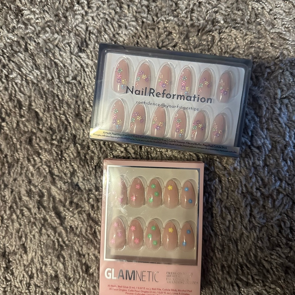 Glamnetic and NailReformation Press-On Nails